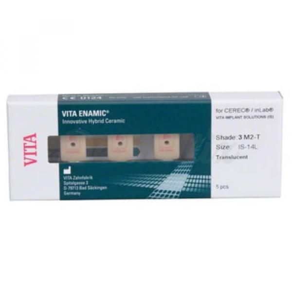 VITA Enamic: Bloques de Cerámica Híbrida (5 uds) - Gr. IS-14L, 3M2-T