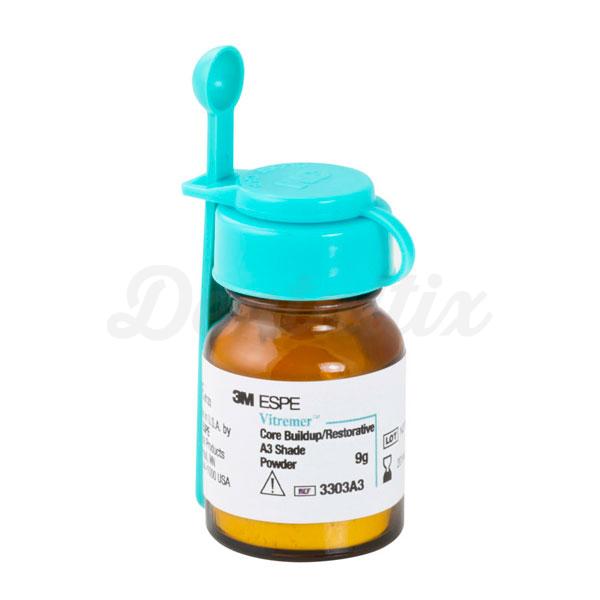 Vitremer™: Polvo A3 de Ionómero de Vidrio Reposición (Bote de 9 gr)