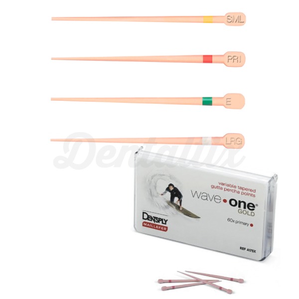 WaveOne Gold Conform Fit: Puntas de Gutapercha (60 uds) - Surtido - 60 uds Img: 202410261