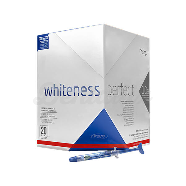 Whiteness Perfect: Kit de Blanqueamiento Dental PC - 5 Jeringas de 3 gr -PC 10% Img: 202505311