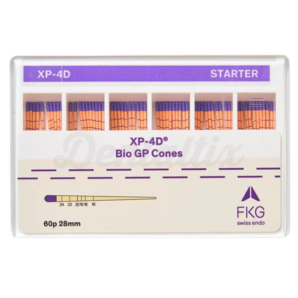 XP-4D: Puntas de Gutapercha para Endodoncia (60 uds) - 60 uds - Nº: Starter Img: 202510251