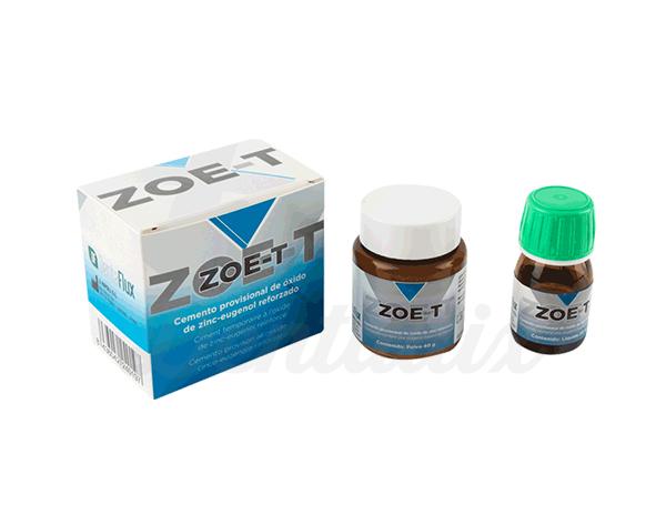 ZOE T: Cemento de Óxido de Zinc Eugenol (polvo 40 gr + líq 20 ml) DENTAFLUX  - Dentaltix