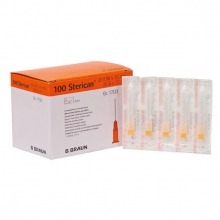 Sterican®: cánulas/agujas (100 uds) - Naranjas, G25, Ø 0.5 mm, 17/23 cortas Img: 202306171