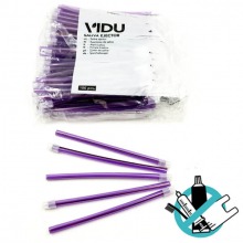 Eyectores de saliva desechables de colores (100 uds) - LILA Img: 202409211
