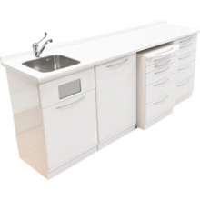 CONJUNTO 4 MOD MOBILIARIO "TECHNOFLUX-ZILFOR" (LAVABO A IZQ)