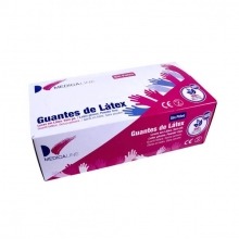 Guantes de látex sin polvo (100 uds) - X-SMALL Img: 202306031