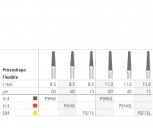 FRESAS PSF15L/6 11mm  PROXOSHAPE FLEXIBLE DE 15μm. 6 UNIDADES Img: 201807031