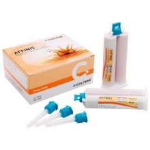 Affinis: Silicona para Impresión Dental - 2 x 50 ml - D: Heavy - F: Regular + 6 puntas Img: 202408101