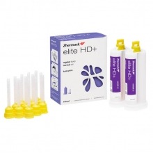 Silicona de Impresión Elite HD Regular Body (2 x 50 ml + 12 puntas amarillas)