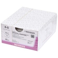 Vicryl Rapide: Suturas Reabsorbibles Sintéticas - 36 uds - T: FS2 - C: 4-0 - L.H: 45 cm Img: 202409281 Vicryl Rapide: Suturas Reabsorbibles Sintéticas - 36 uds - T: FS2 - C: 4-0 - L.H: 45 cm Img: 202409281