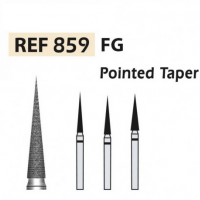 Fresas diamante 859 Cono en punta F.G. turbina (5u.) (859-016 SC NEGRO) Img: 201807031 Fresas diamante 859 Cono en punta F.G. turbina (5u.) (859-016 SC NEGRO) Img: 201807031