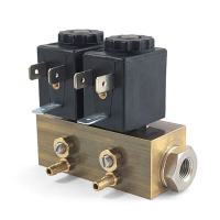 Bloque con 2 Electroválvulas 24VAC Img: 202605091 Bloque con 2 Electroválvulas 24VAC Img: 202605091
