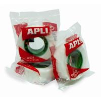 Cinta adhesiva invisible Apli 33 m x 19 mm Img: 202009121 Cinta adhesiva invisible Apli 33 m x 19 mm Img: 201807281