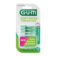 GUM® SOFT-PICKS® COMFORT FLEX - paquete regular de 40 piezas
 Img: 202206181