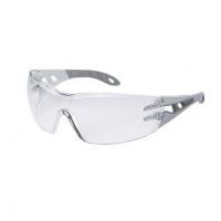 Hager iSpec Pure Fit: gafas de protección facial (varios colores)-Montura gris, lente transparente Img: 202006201