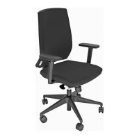 Sincro Larissa LR1SE: Silla de Oficina con Reposabrazos Ajustables - Negro Img: 202505311