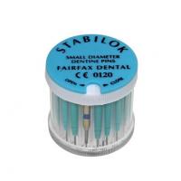 Stabilok: Postes de dentina acero azul con Fresa (20 uds + 1 Drill)