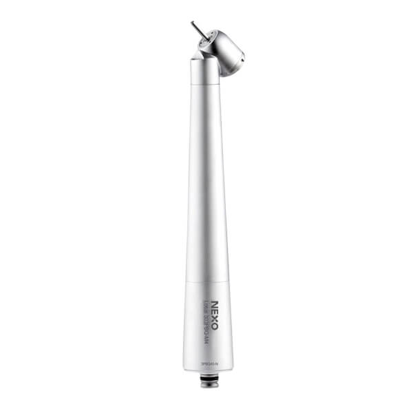 Turbina dental Lotus 303 3PBQ45-K NEXO con acople rápido Multiflex y cabeza LED angulada 45 grados