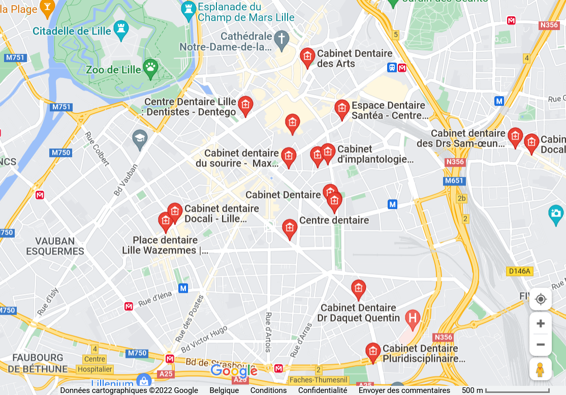 Votre clinique dentaire sur Google Maps