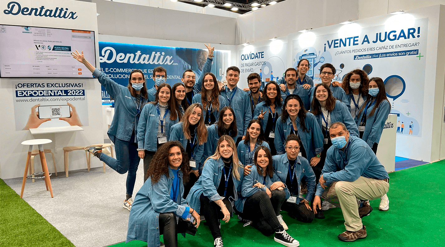 Equipe Dentaltix à l'Expodental 2022