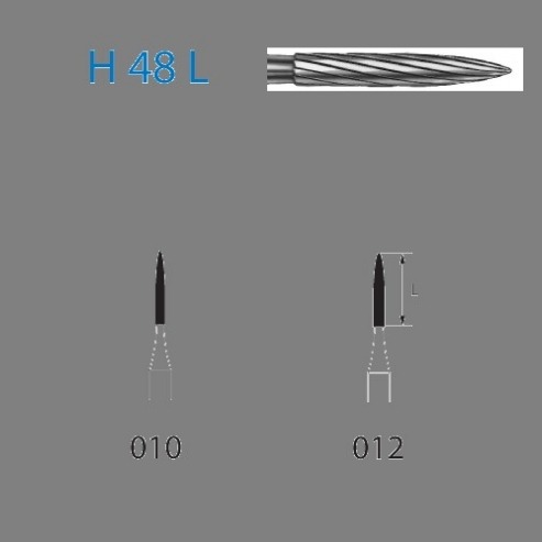 Fraise H48LF.314. FG Conique et Pointue (5 unités) - Nº010 Img: 202204021