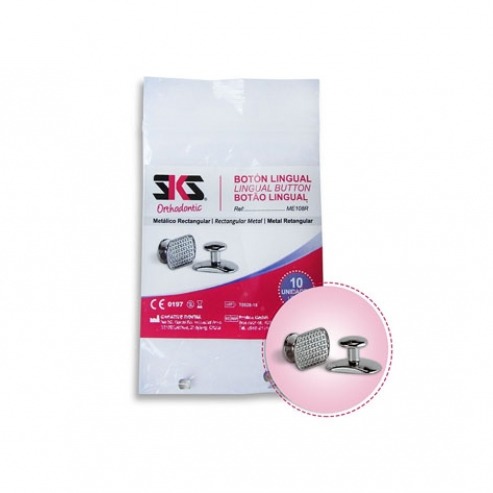 100 Boutons Linguaux Orthodontiques - Attaches Rondes Monoblocs Pour Collage Direct