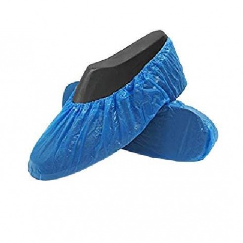 Sur-chaussures en CPE pour machine (100 unités) Img: 202202191