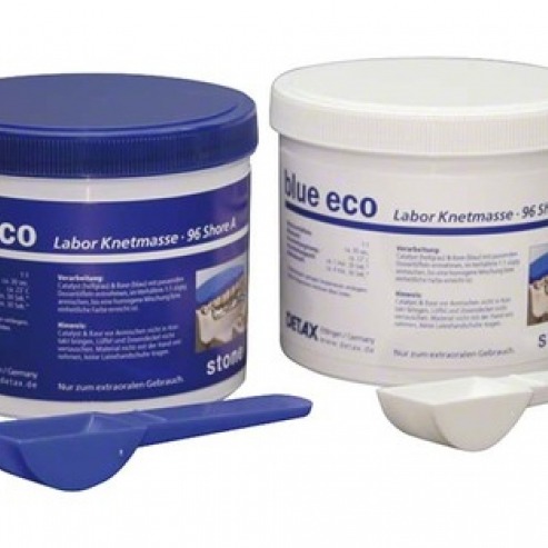 Blue Eco Stone - Matériau de mélange à base de silicone A - 1400 kg de base, 1400 kg de catalyseur, 2 cuillères doseuses  Img: 202005231