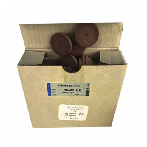 Cylindre de polissage en silicone pour métal (100 pièces) - Épais (noir) Img: 202410191