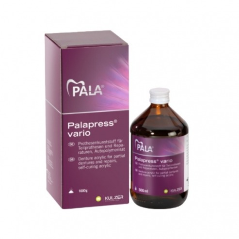 Palapress : Liquide acrylique autopolymérisable (500 ml) Img: 202208131 Palapress : Liquide acrylique autopolymérisable (500 ml) Img: 202208131
