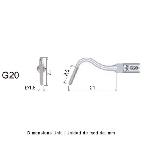 Insert ultrasonique de coupe diamanté - G20 Img: 202211121
