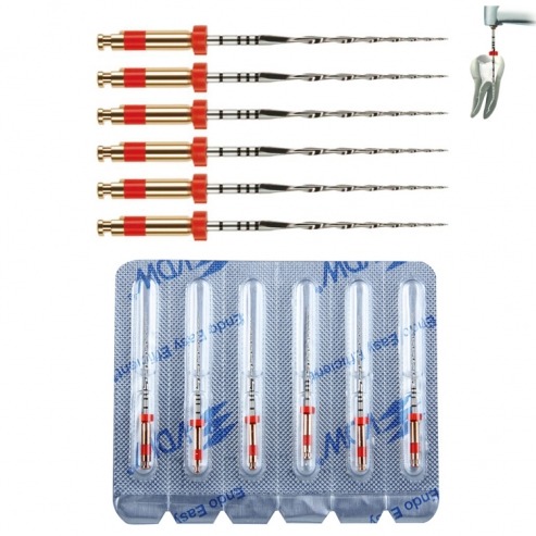 Limes Endodontiques Kerr Dental Triple Flex #15 - 25 Mm - 6 Par Pack - Réf. 25945 - Neuf