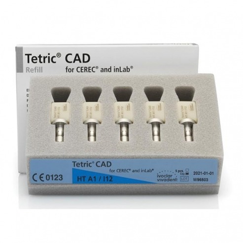 Tetric Cad cerec/inlab HT 5 pc. - HT A1 C14 5 pièces Img: 201909071