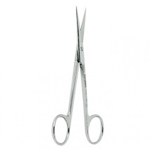 Ciseaux à Gencives Pliés 11,5 Cm - Précis Et Maniables Pour Les Soins Dentaires Ou Le Maquillage