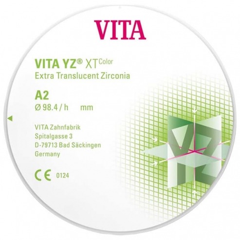 VITA YZ XT Couleur : Disque Extratranslucide (Ø 98,4 mm, H14 mm)-A1 Img: 202202191