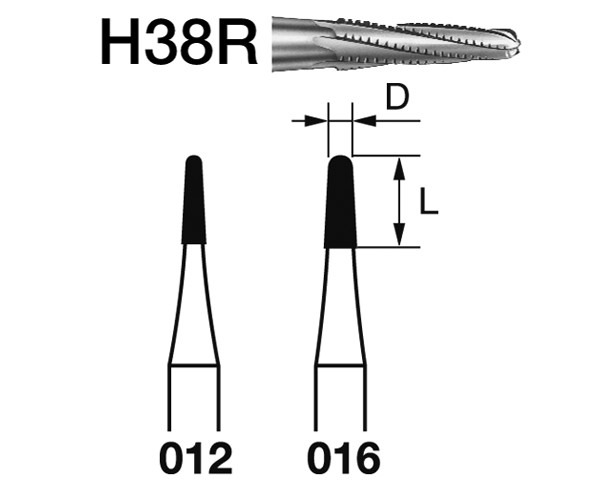 Fraise H38R.314. FG conique (5 pièces) - Nº016 Img: 202204021