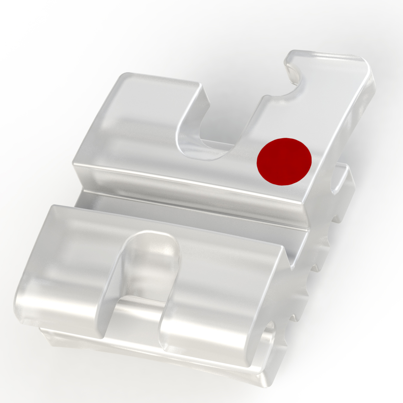 Lot De 20 Attaches Orthodontiques Céramique Saphir Roth 022 - Mini Crochet Fente 3/4/5 - Neuf