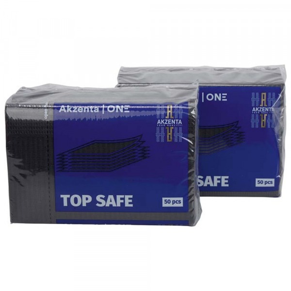 Top Safe : Serviettes à 2 couches pour les patients (500 pcs) - Noir Img: 202411301