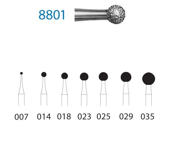 Fraise 8801.314 Diamantée Ronde FG (5 unités) - Nº 007 Img: 202204091