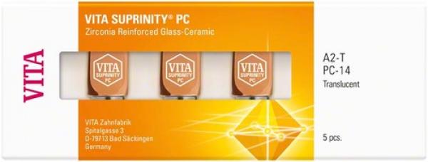 Vita Suprinity® Pc : Céramique vitreuse. Pour Cerec/Inlab - Gr. PC-14, A2-HT Img: 202005231