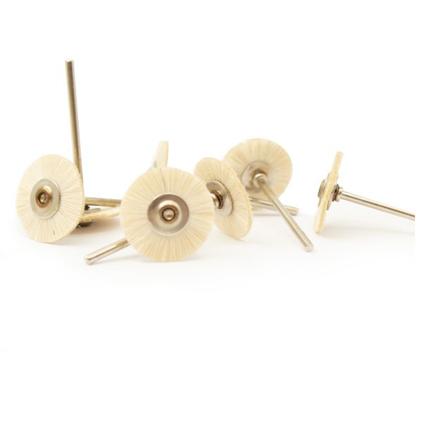 BROSSE AVEC POILS DE CHÈVRE 22mm x12 unités Img: 202411091