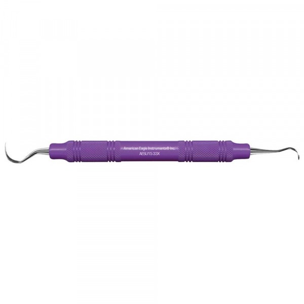 Scalers Talon Tough : Curettes dentaires avec manches en plastique ou en acier inoxydable - U15 - 33 / Manche plastique Img: 202503081
