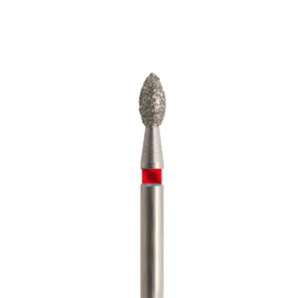 831.FG - Fraise diamantée en forme de ballon de rugby pour turbine (5 pièces.-3,5 mm) - Fin (rouge) - 16 Img: 202208131