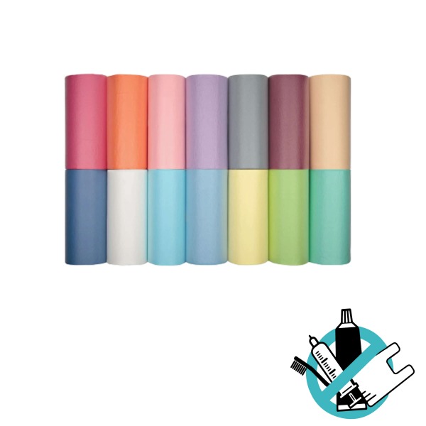 Bavoirs dentaires super absorbants en rouleaux jetables (80 pcs) - Blanc Img: 202403091