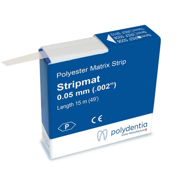Stripmat : Bande matricielle en polyester transparent (rouleau de 15 mètres) Img: 202403161