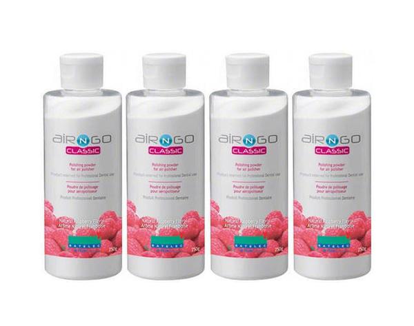 Bicarbonate pour aero polisseur dentaire Air-N-Go (4 x 250gr) - Framboise Img: 202112041
