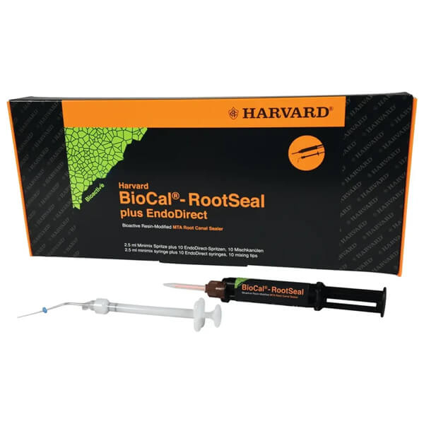 BioCal RootSeal : Scellant canalaire MTA (seringue Minimix de 2,5 ml) - Avec accessoires Img: 202508301