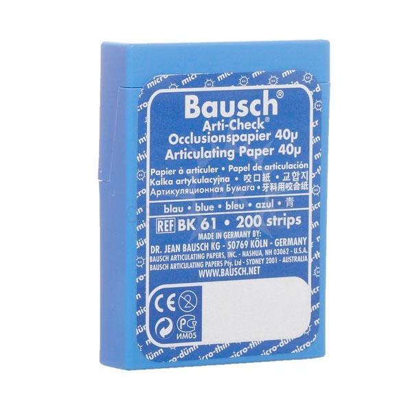 BK01: Papier à articuler bleu pour obturation (300 feuilles) - BAUSCH