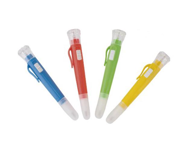 Stylo avec Ampoule LED et Capuchon. Img: 202003141