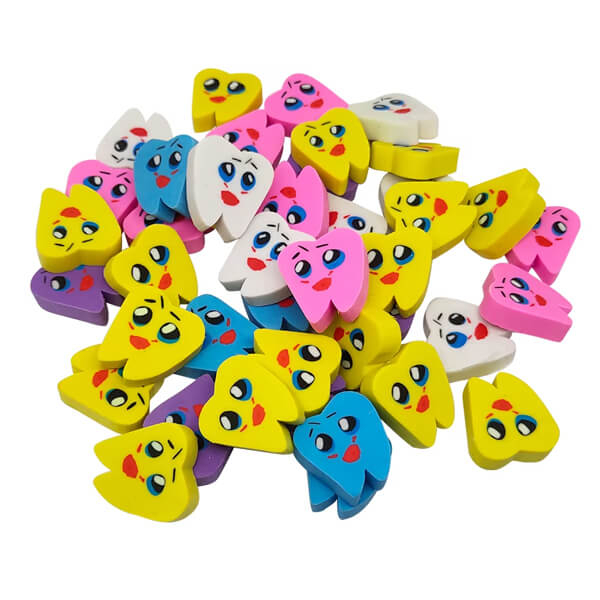 Gommes en forme de dent (50 pcs) Img: 202509131